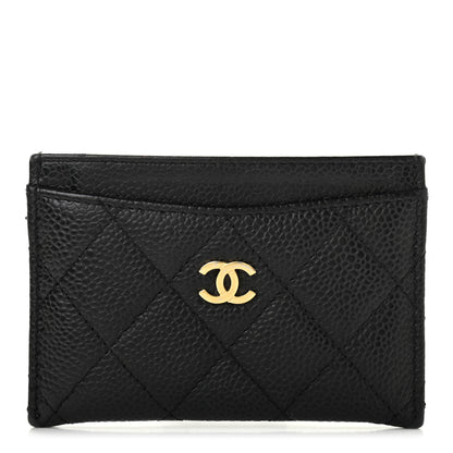 Chanel Caviar Quilted Card Holder Black 1 of 8