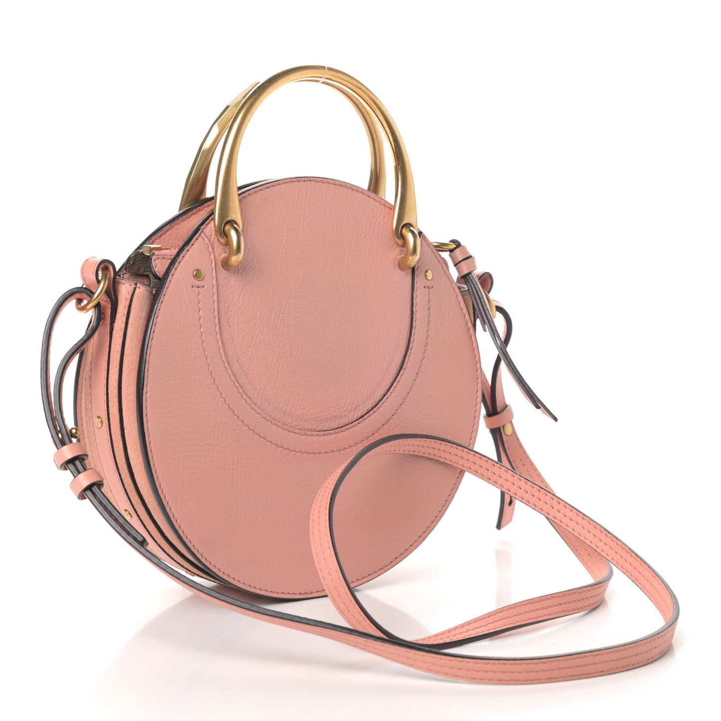 Calfskin Suede Small Pixie Bag Ideal Blush