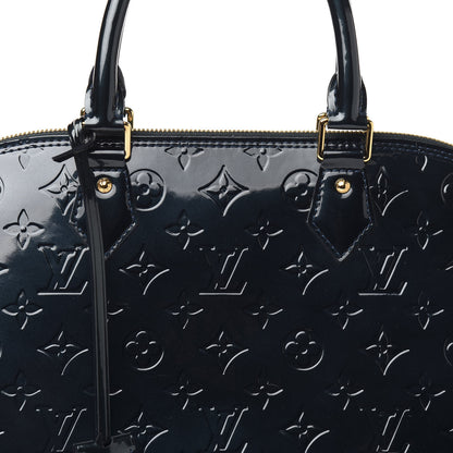 Louis Vuitton Vernis Alma GM Blue Infini 8 of 8