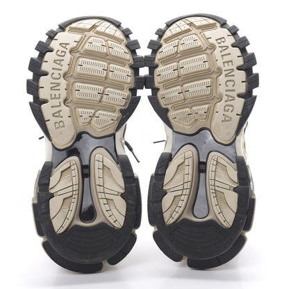 Balenciaga Rubber Mesh Bi-Color Womens Track.2 Open Sneakers 39 Beige Black 5 of 7