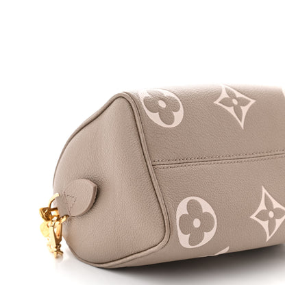 Louis Vuitton Empreinte Monogram Giant Speedy Bandouliere 20 Creme Beige 8 of 10
