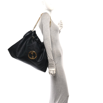 Gucci Calfskin Large Blondie Tote  Black 2 of 9