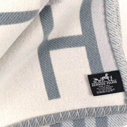 Hermes Wool Cashmere Ithaque Blanket Gris Perle 3 of 3