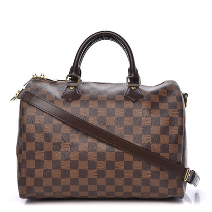 Louis Vuitton Damier Ebene Speedy Bandouliere 30 1 of 12