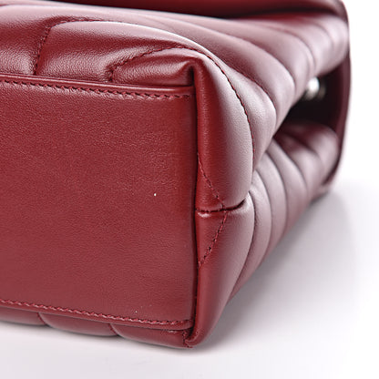 Saint Laurent Calfskin Y Quilted Monogram Small Loulou Chain Satchel Palissandre 11 of 11