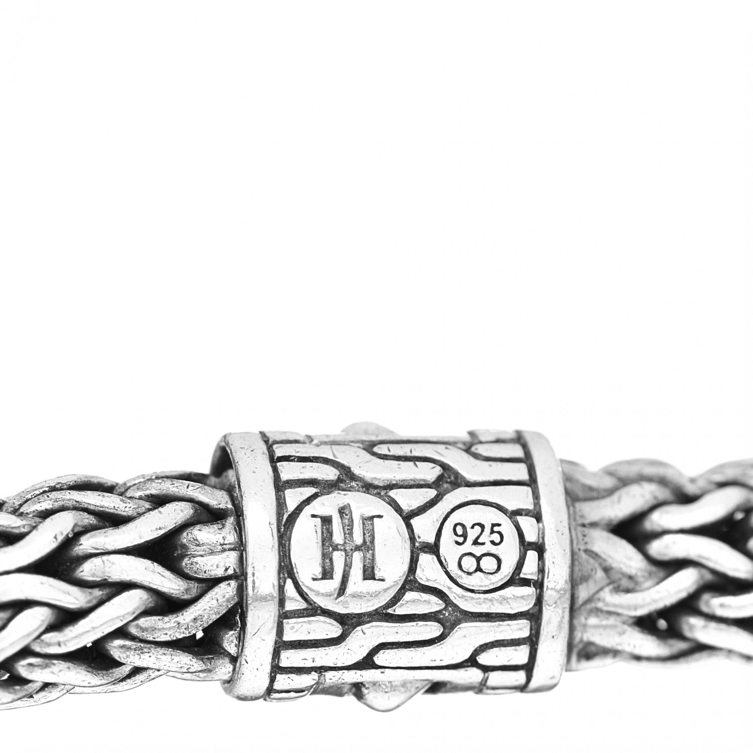 John Hardy Sterling Silver Diamond 6.5mm Classic Chain Bracelet 3 of 3