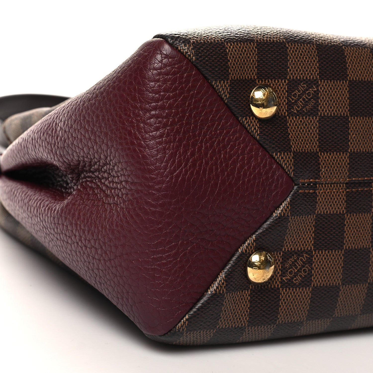 Louis Vuitton Damier Ebene Cuir Taurillon Brittany Bordeaux 9 of 10