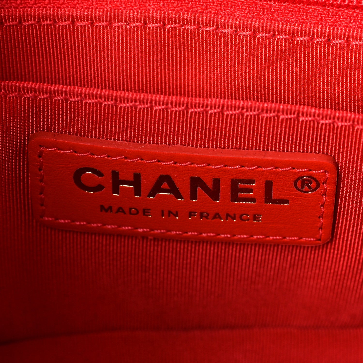 Chanel Raffia Jute Striped Small Urban Jungle Single Flap Red 5 of 7