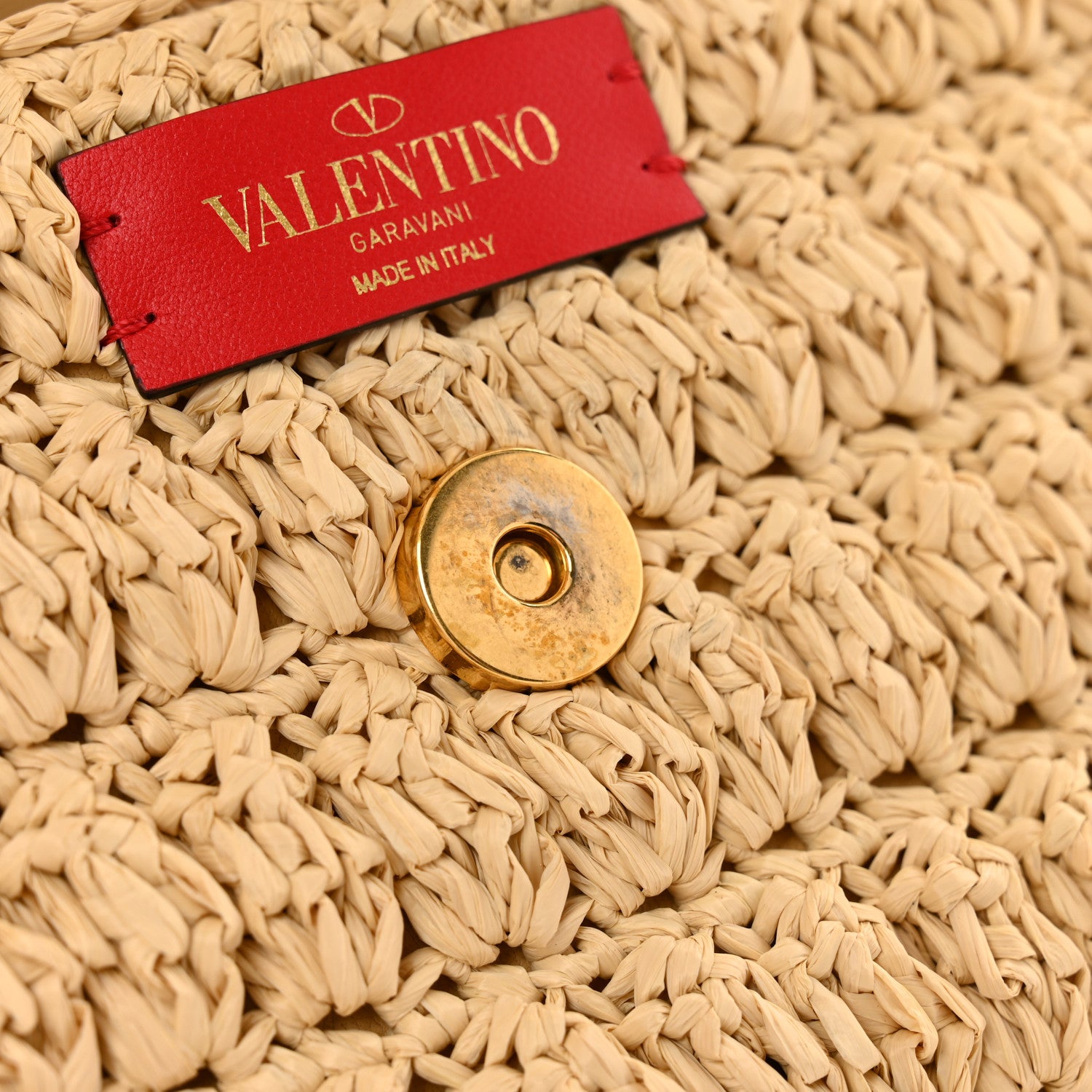 Valentino Garavani Raffia Braided Supervee Crossbody Bag Beige 14 of 14