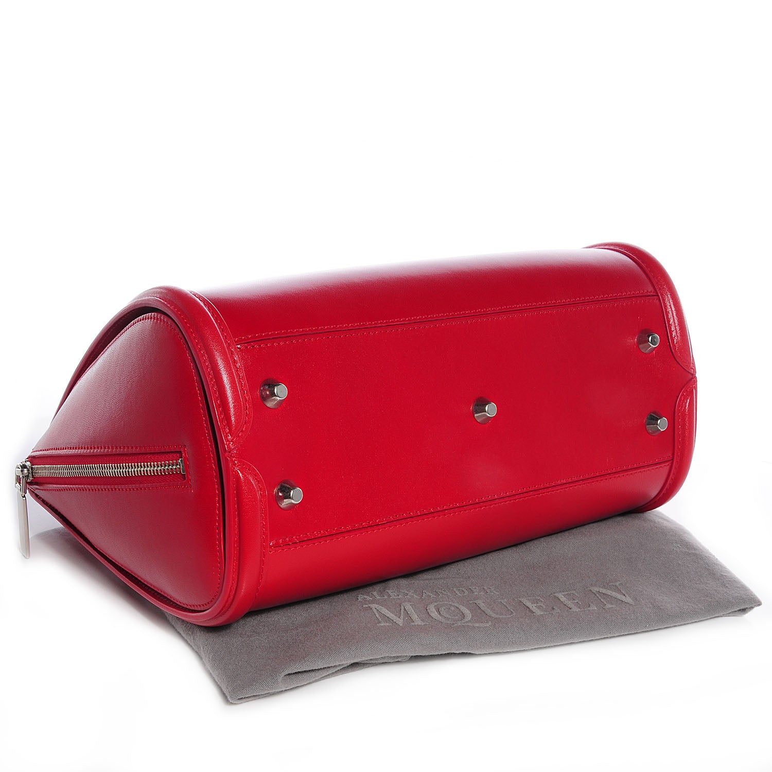 Alexander McQueen Leather Small Heroine Bag Red 4 of 9