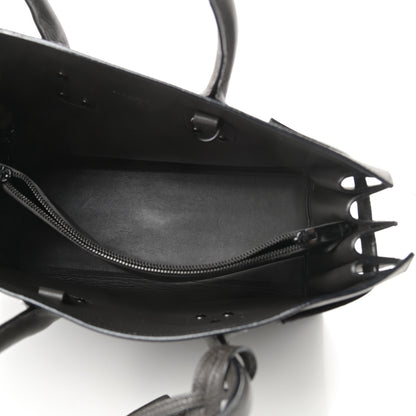 Saint Laurent Grained Calfskin Small Sac De Jour Coal 5 of 13