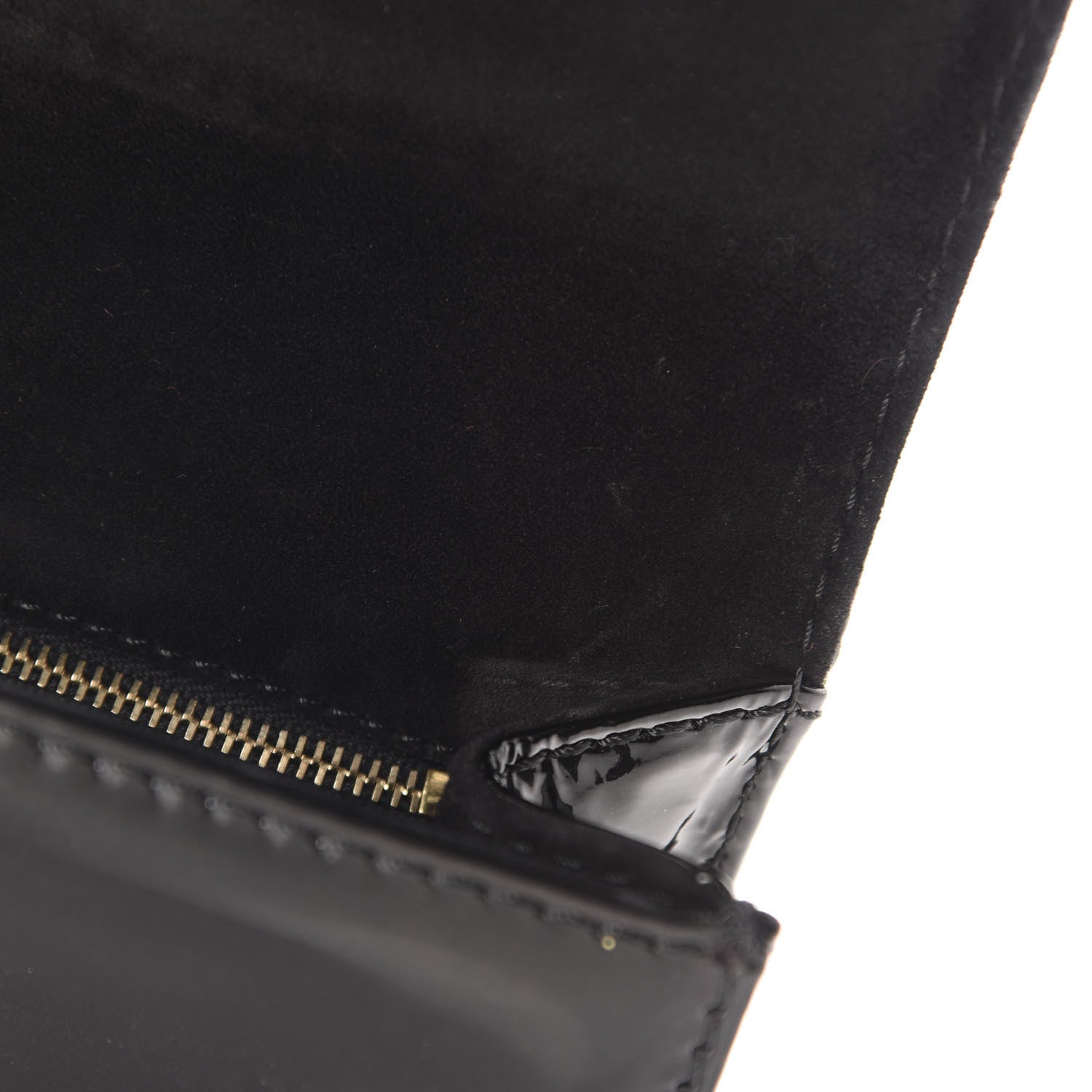 Valentino Garavani Patent Rockstud Bow Wristlet Black 6 of 10