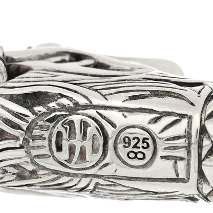 John Hardy Sterling Silver Black Sapphire Dragon Head Legends Naga Bracelet 3 of 3