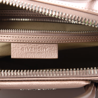 Givenchy Metallic Sugar Goatskin Small Antigona Light Pink 6 of 13