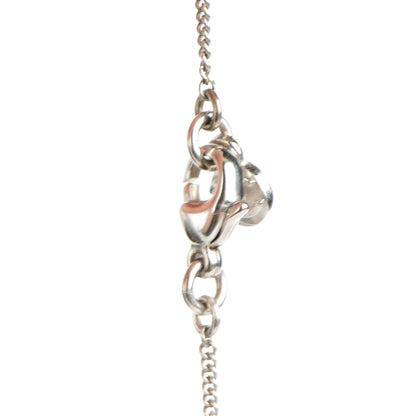 Chanel Crystal Camellia CC Necklace Silver 6 of 6