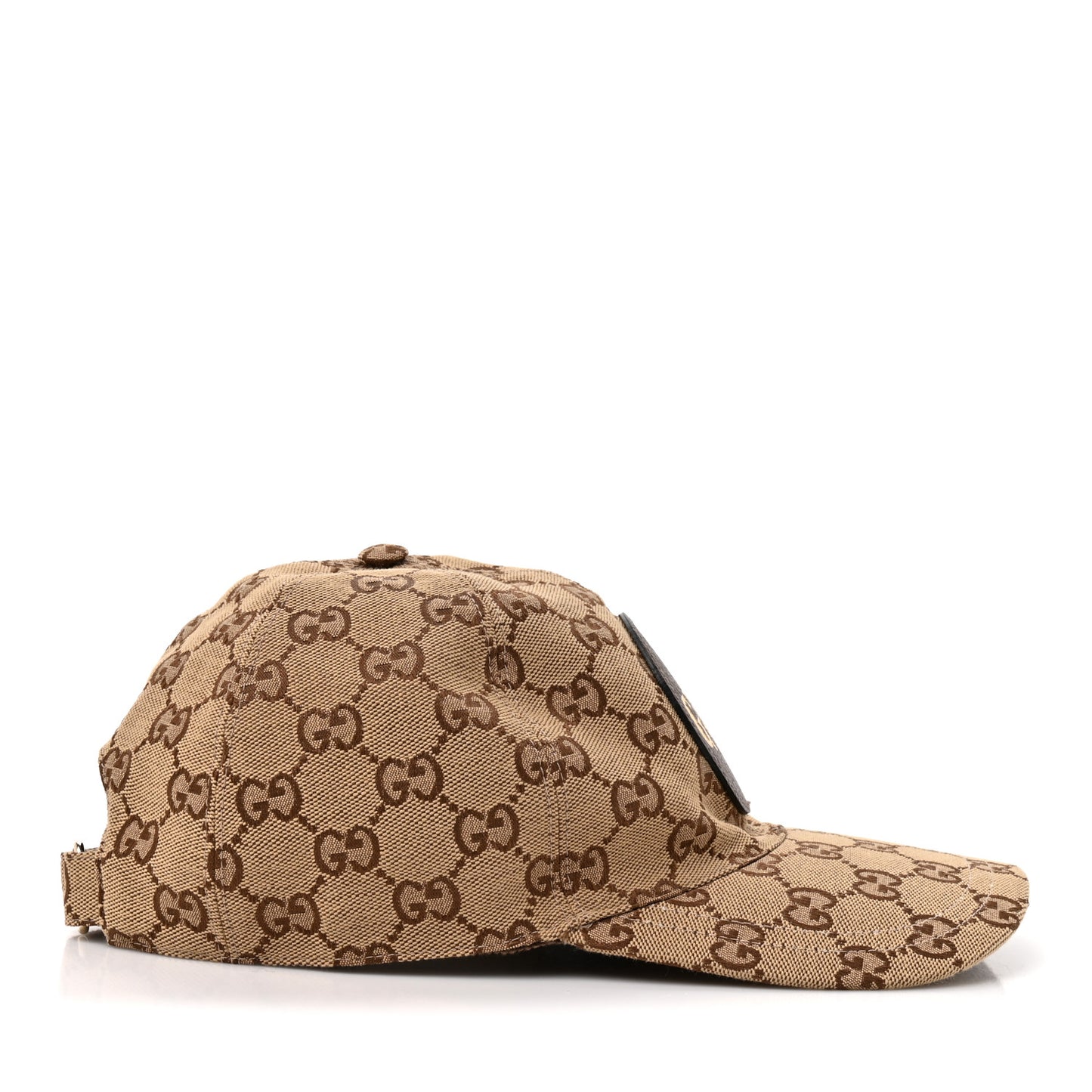 Monogram Textured Dollar Calfskin Zeno Baseball Hat S Beige