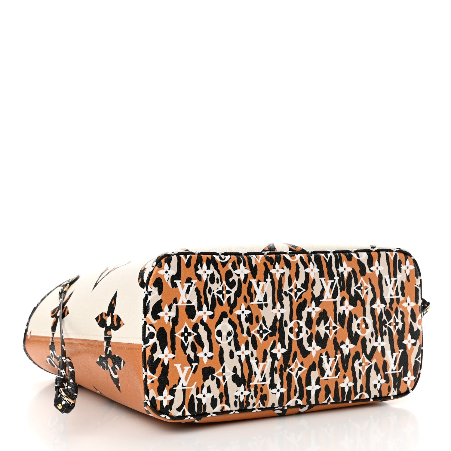 Louis Vuitton Monogram Giant Jungle Neverfull MM Ivory 5 of 12