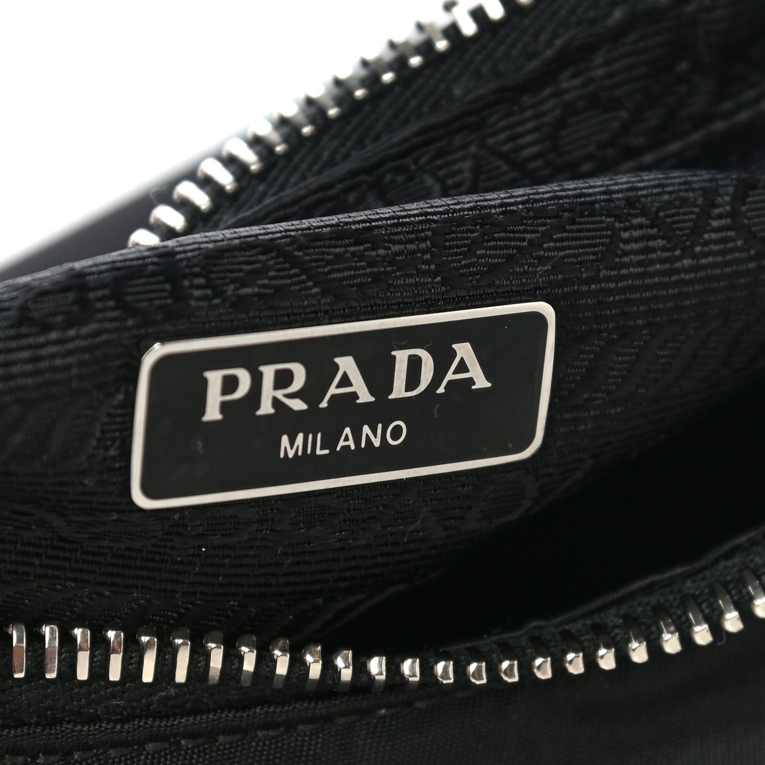 Prada Tessuto Nylon Saffiano Mini Re-Edition 2005 Bag Black 8 of 10