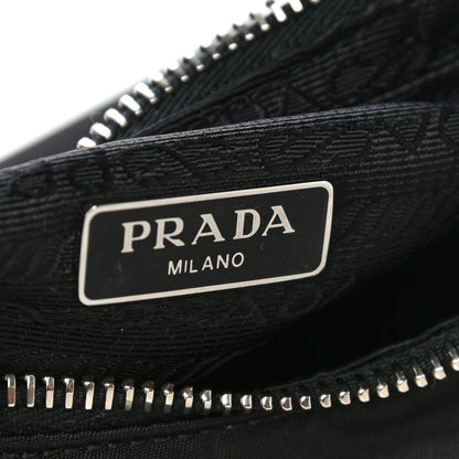 Prada Tessuto Nylon Saffiano Mini Re-Edition 2005 Bag Black 8 of 10