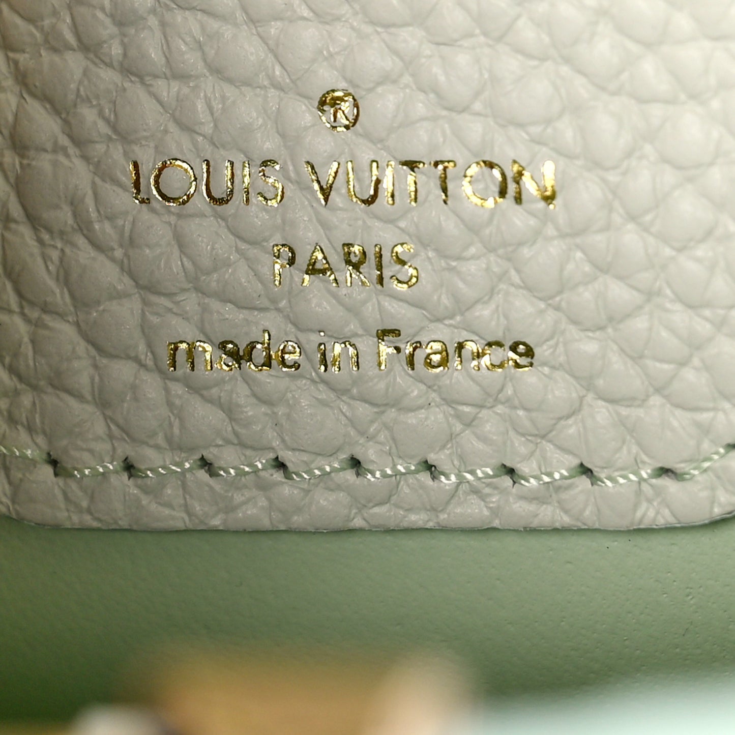 Taurillon Monogram Flower Capucines BB Jade
