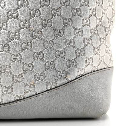 Gucci Guccissima Large Tote Silver 15 of 21