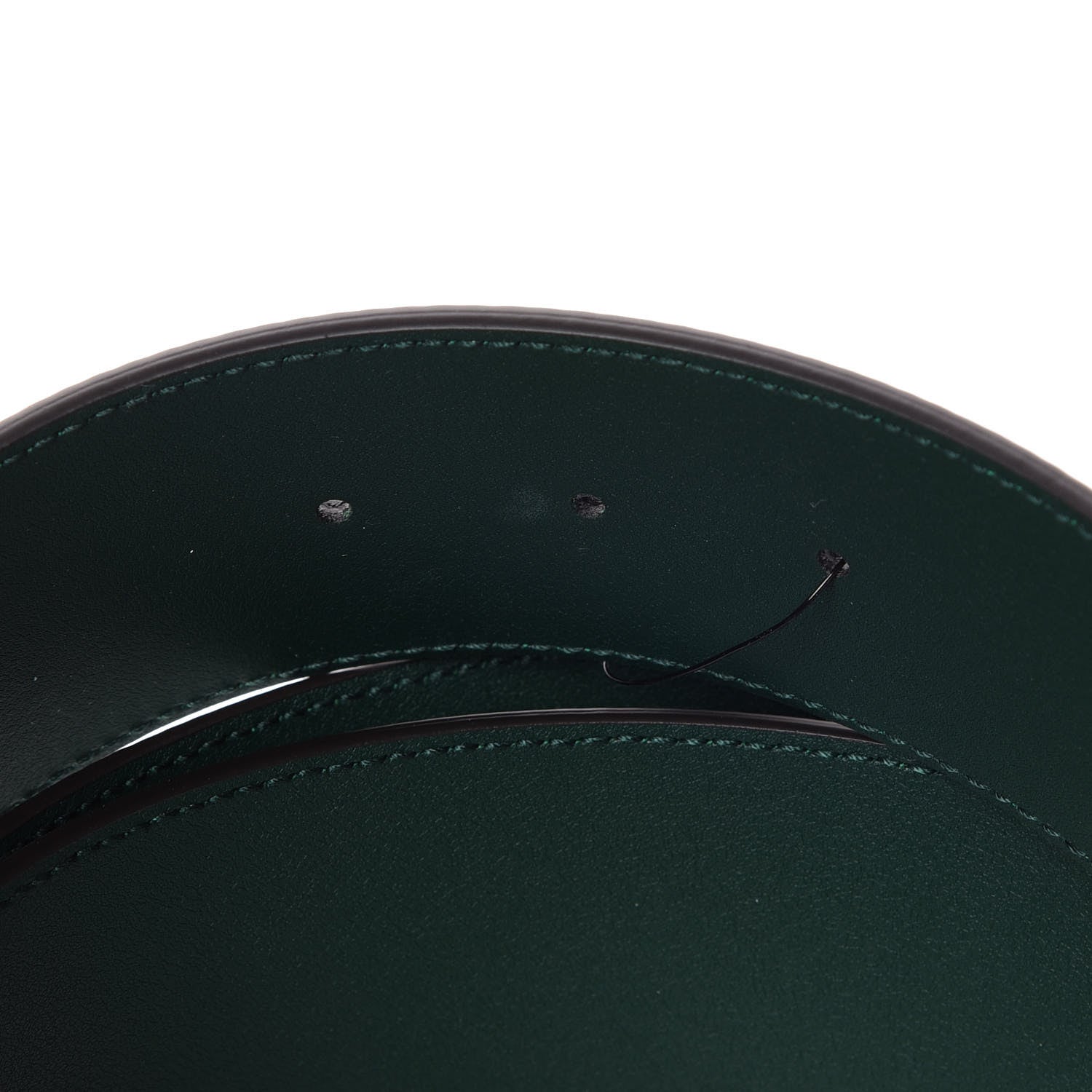 Gucci Calfskin Lizard Double G 50mm Belt 105 42 Vintage Green 5 of 6
