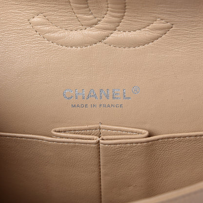 Chanel Caviar Quilted Medium Double Flap Beige Clair 6 of 10