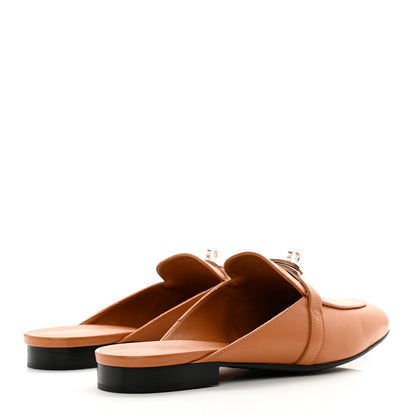 Hermes Heritage Calfskin Oz Mules 38 Natural 4 of 9