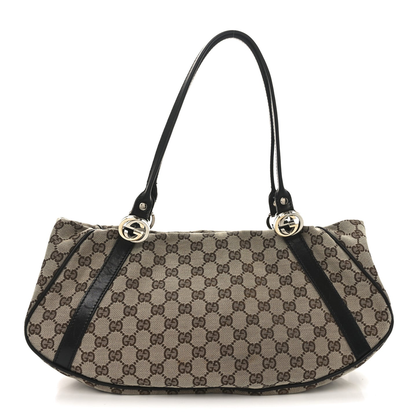 Monogram Medium GG Twins Shoulder Bag Brown
