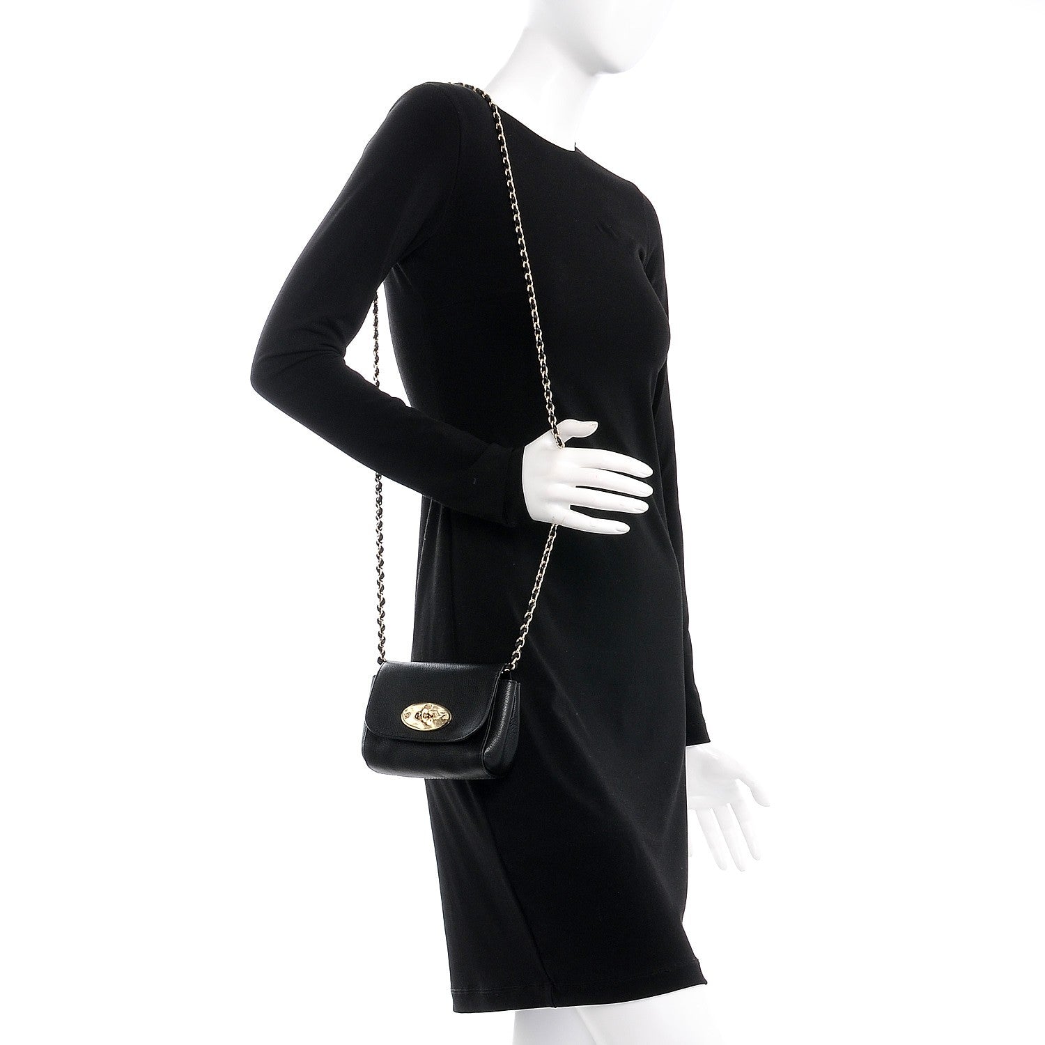 Mulberry Classic Grain Calfskin Mini Lily Black 2 of 7