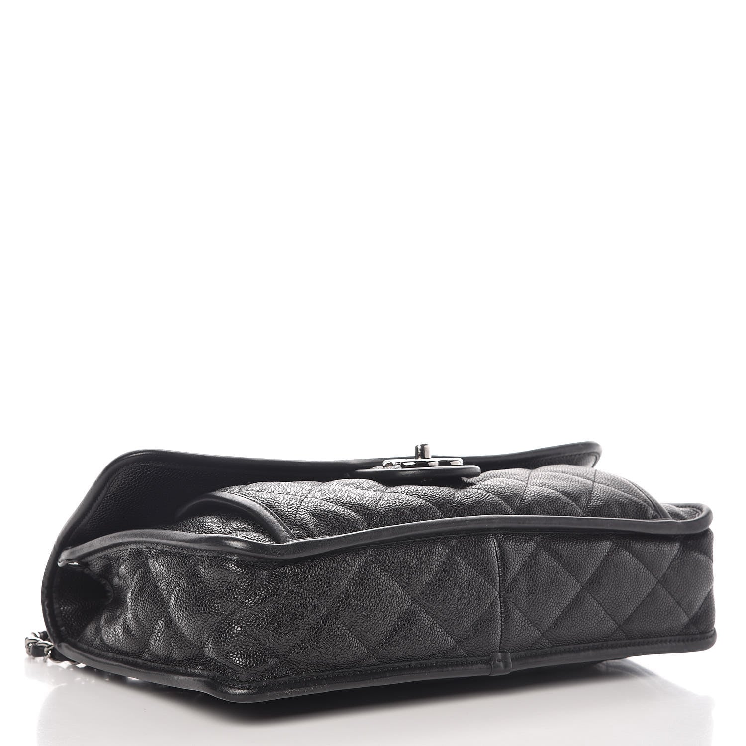 Chanel Caviar Quilted Large French Riviera Flap Black 4 of 10