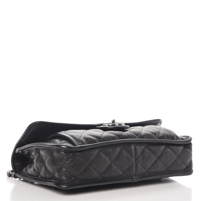 Chanel Caviar Quilted Large French Riviera Flap Black 4 of 10