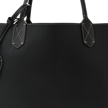 Gucci Calfskin GG Supreme Monogram Medium Reversible Tote Black 12 of 16