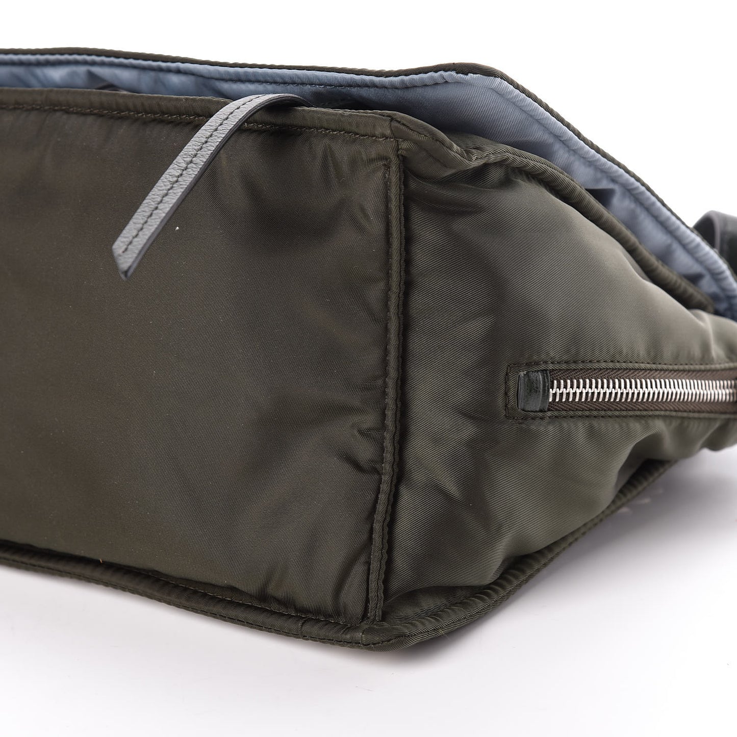 Nylon Tessuto Studded Small Etiquette Bag Militare Astrale