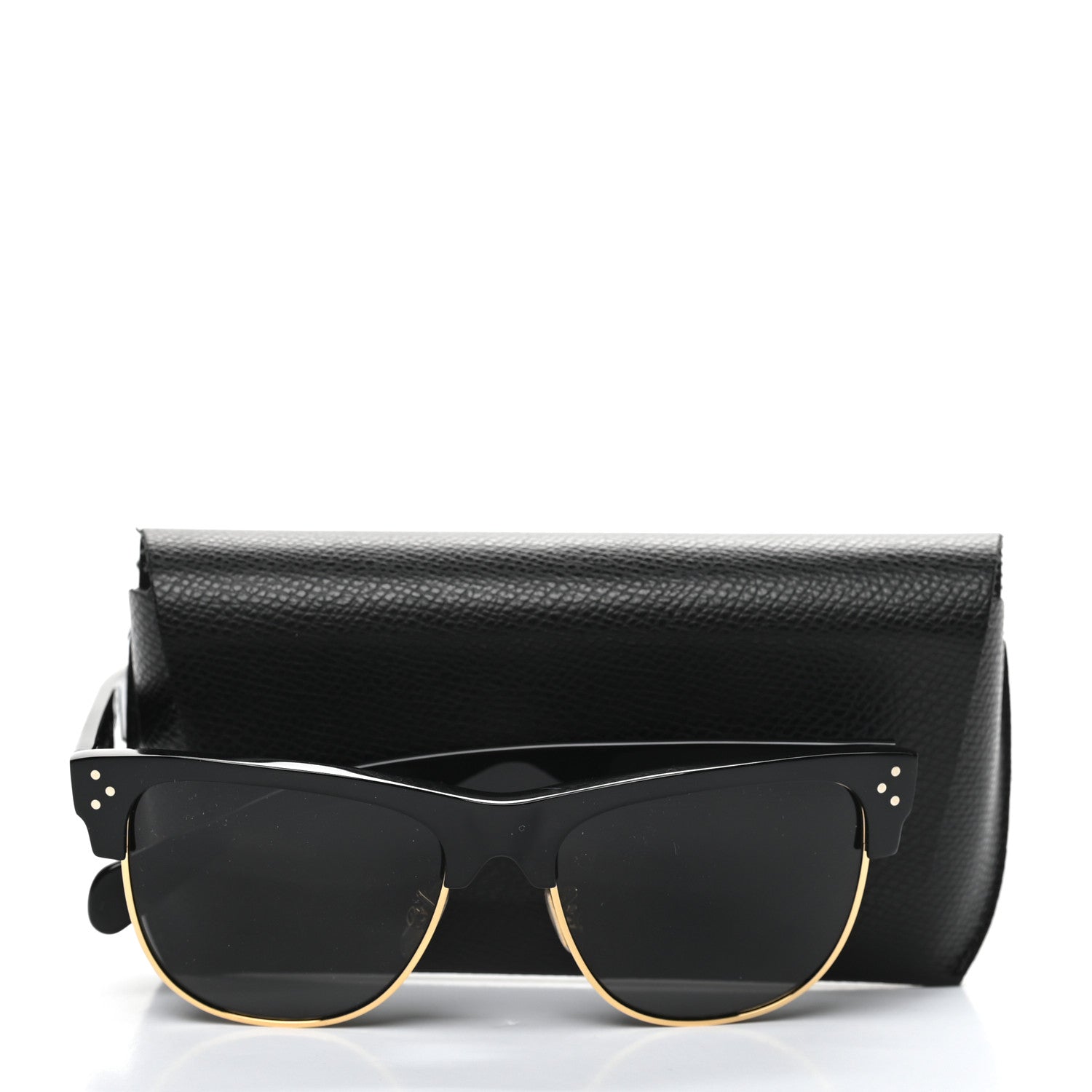 Celine Acetate Cat Eye Sunglasses CL40103U Black Gold 8 of 8