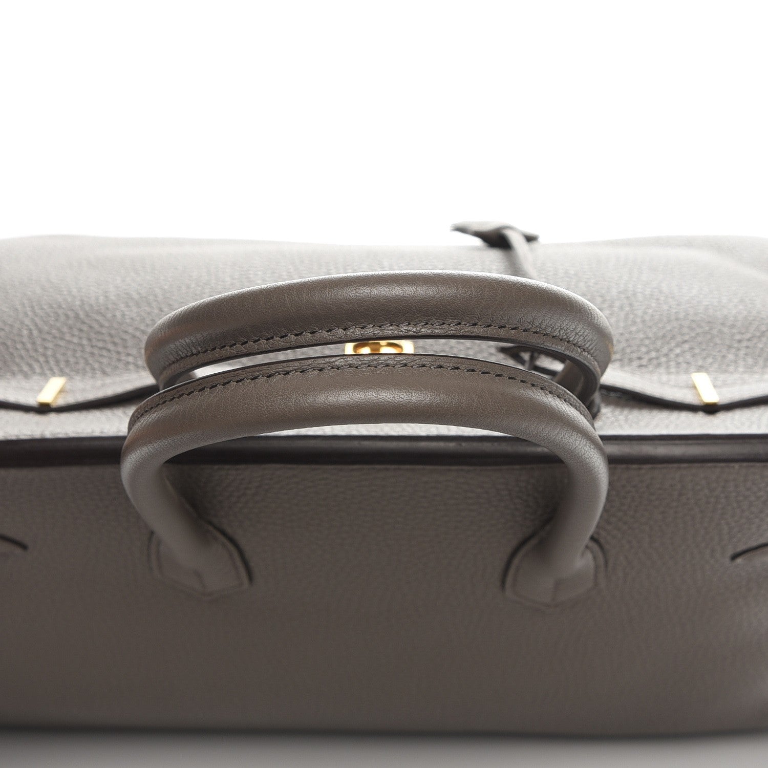 Hermes Taurillon Clemence Birkin 35 Etain 26 of 29