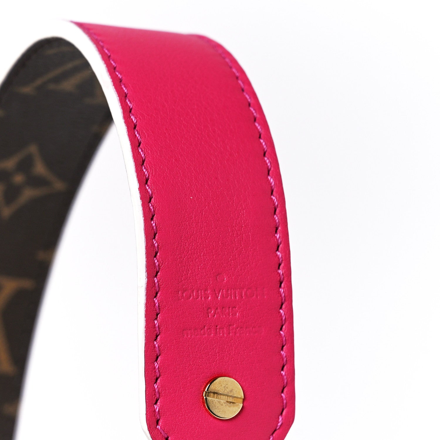 Louis Vuitton Monogram Bandouliere Shoulder Strap XL Hot Pink 4 of 4