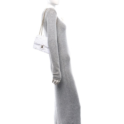 Chanel Sequin Mini Rectangular Flap White 3 of 11