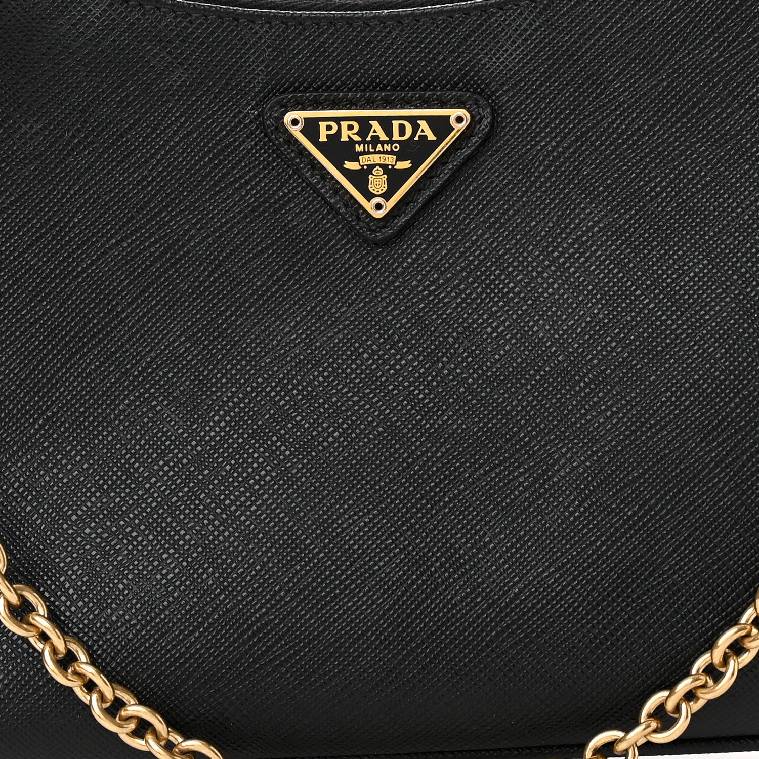 Prada Saffiano Lux Re-Edition 2005 Shoulder Bag Black 7 of 13