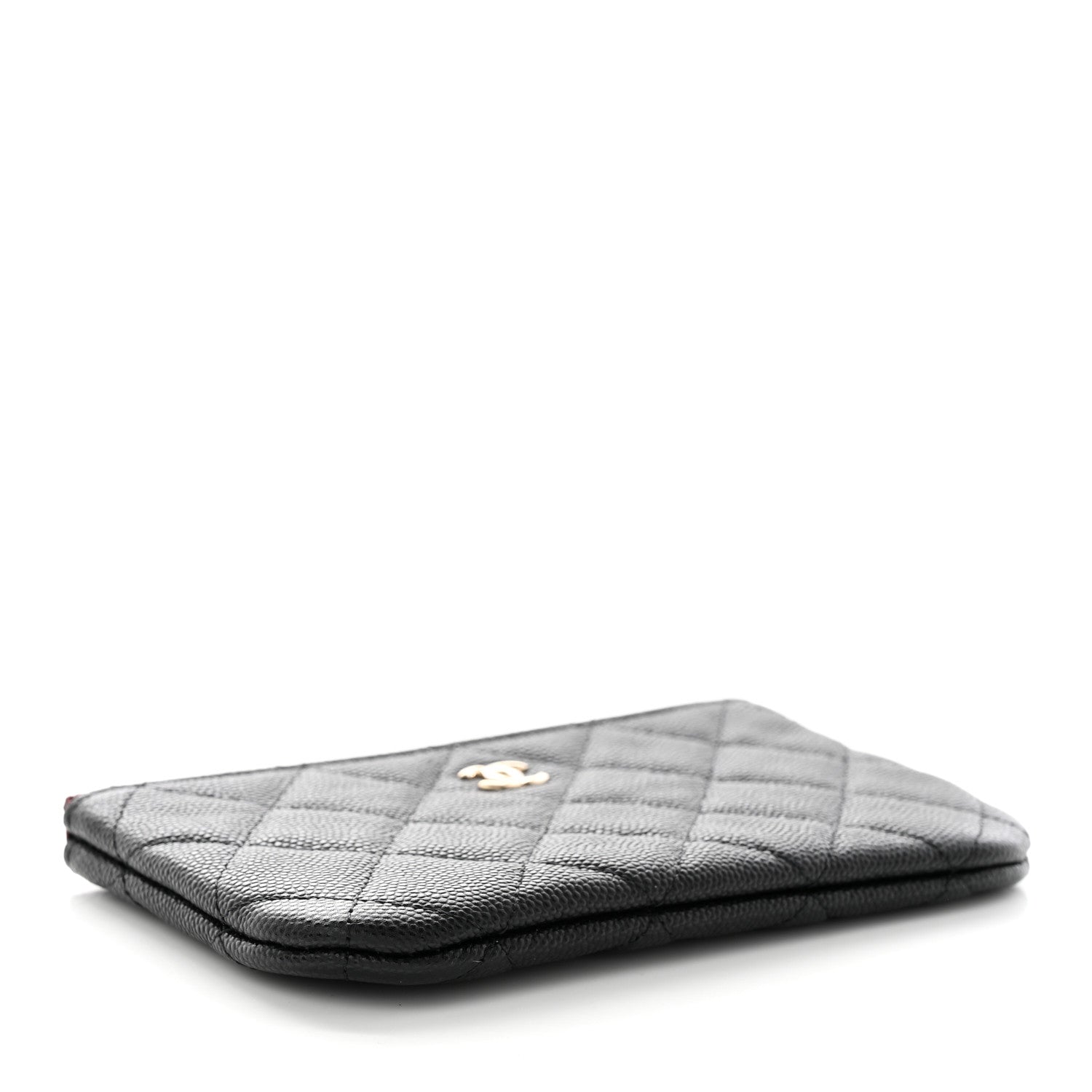 Chanel Caviar Quilted Small Cosmetic Case Black 4 of 8