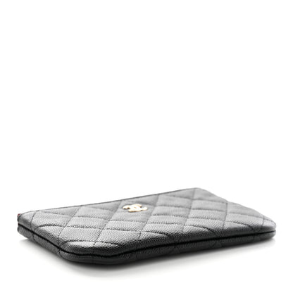 Chanel Caviar Quilted Small Cosmetic Case Black 4 of 8
