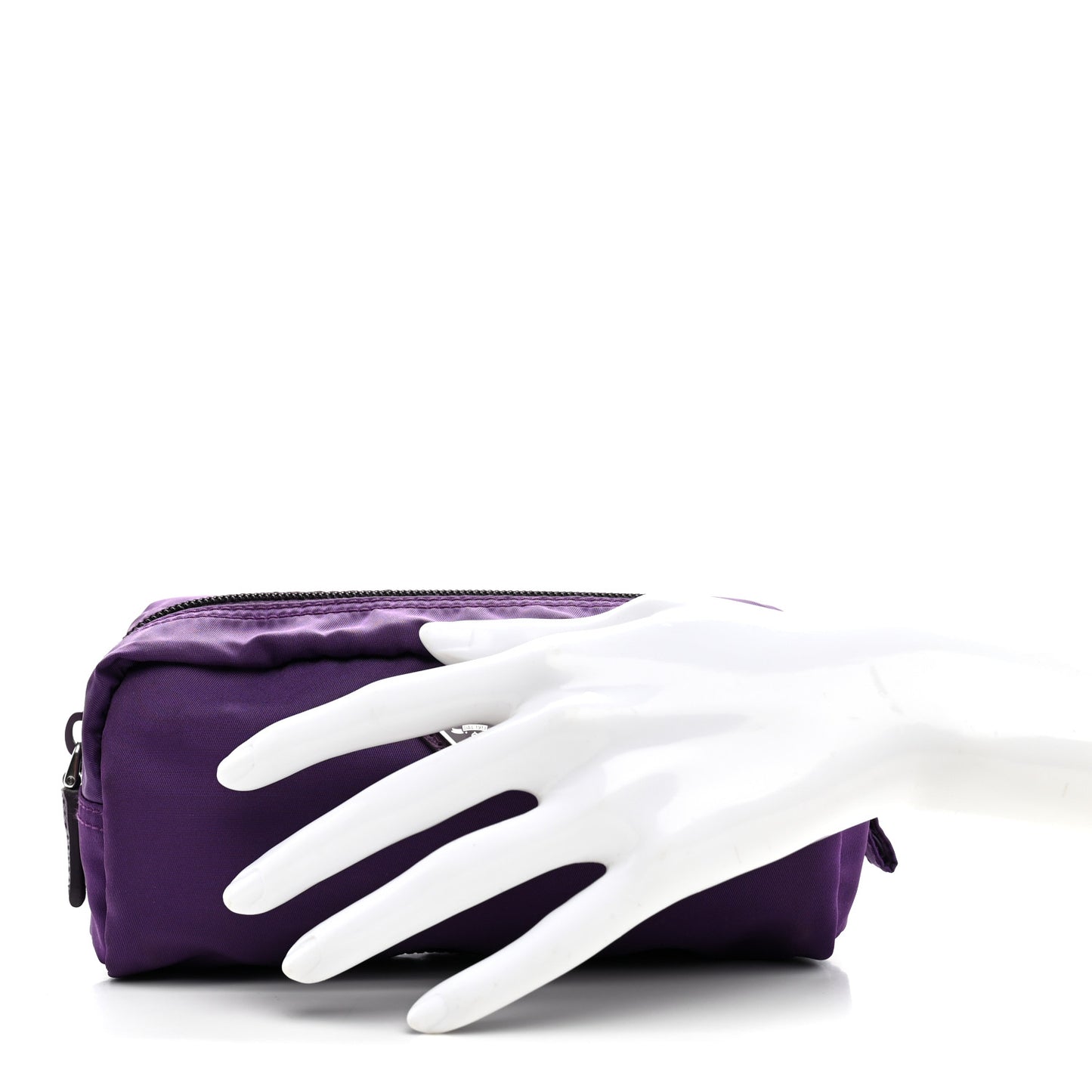 Tessuto Nylon Vela Cosmetic Pouch Viola