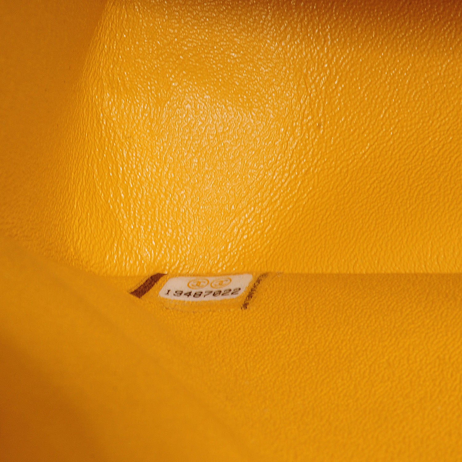 Chanel Lambskin Jumbo Double Flap Yellow 9 of 10
