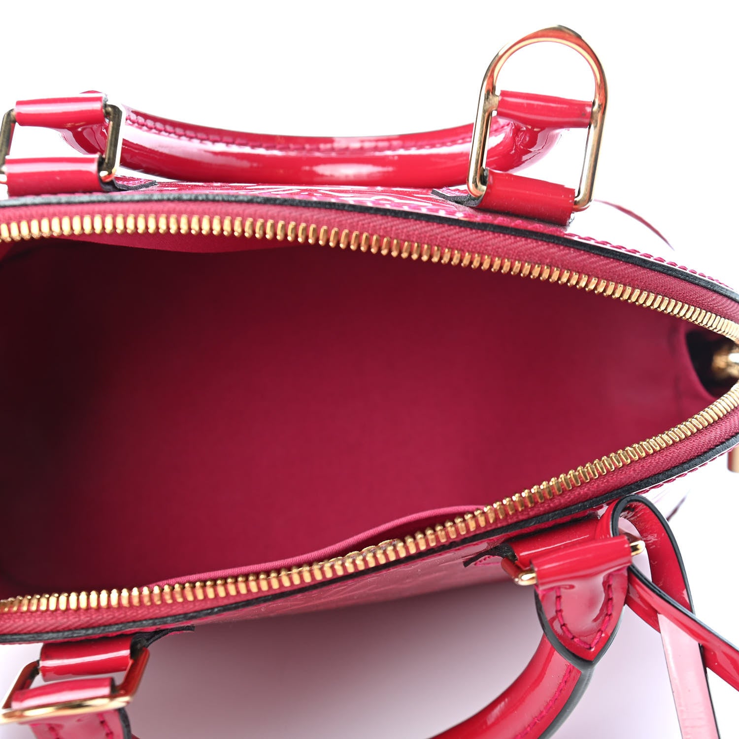 Louis Vuitton Vernis Alma BB Rose Indien 4 of 7