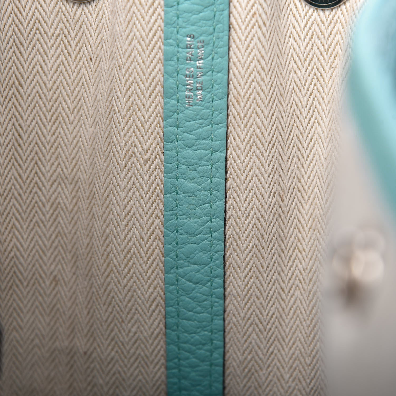 Hermes Vache Country Garden Party 30 TPM Bleu Atoll 9 of 10