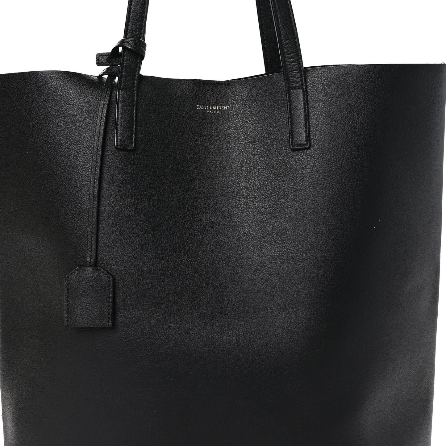 Calfskin North-South Shopping Tote Black
