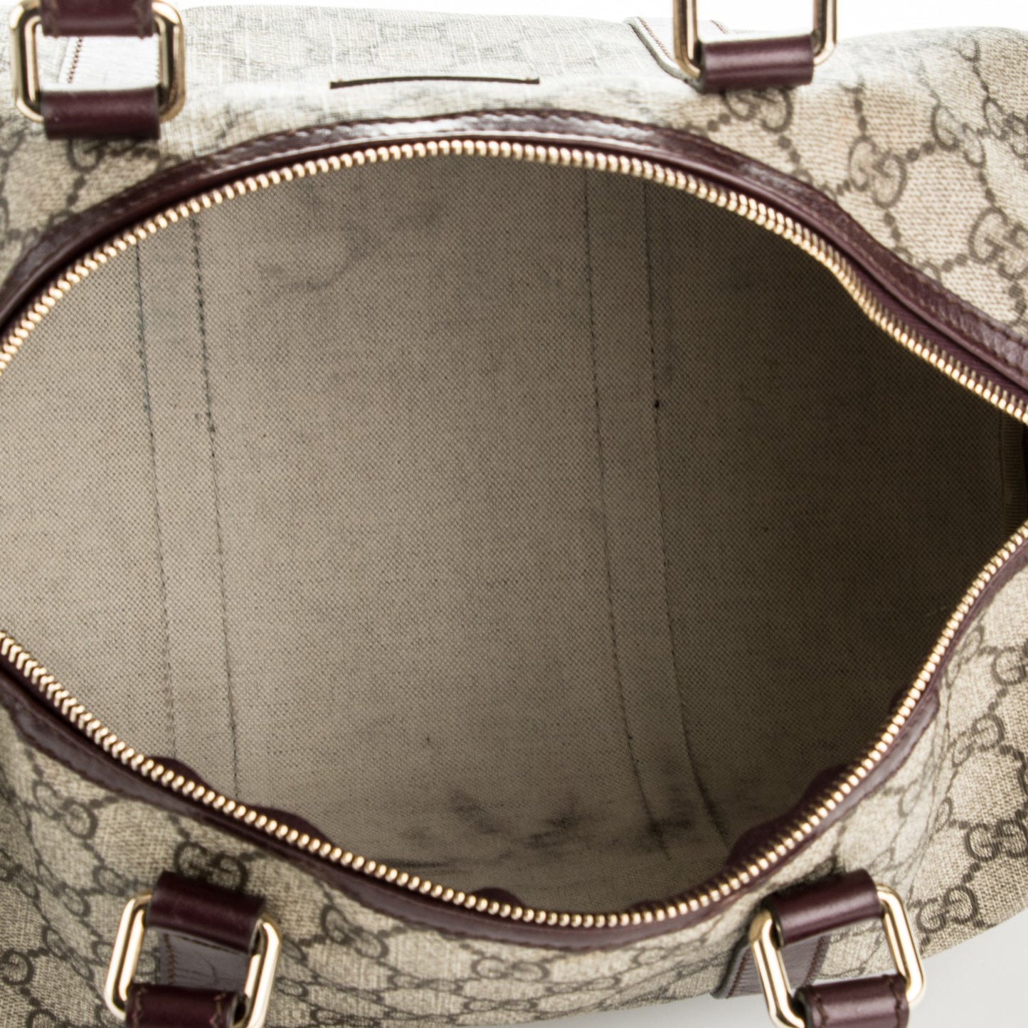 GG Plus Monogram Medium Joy Boston Dark Brown
