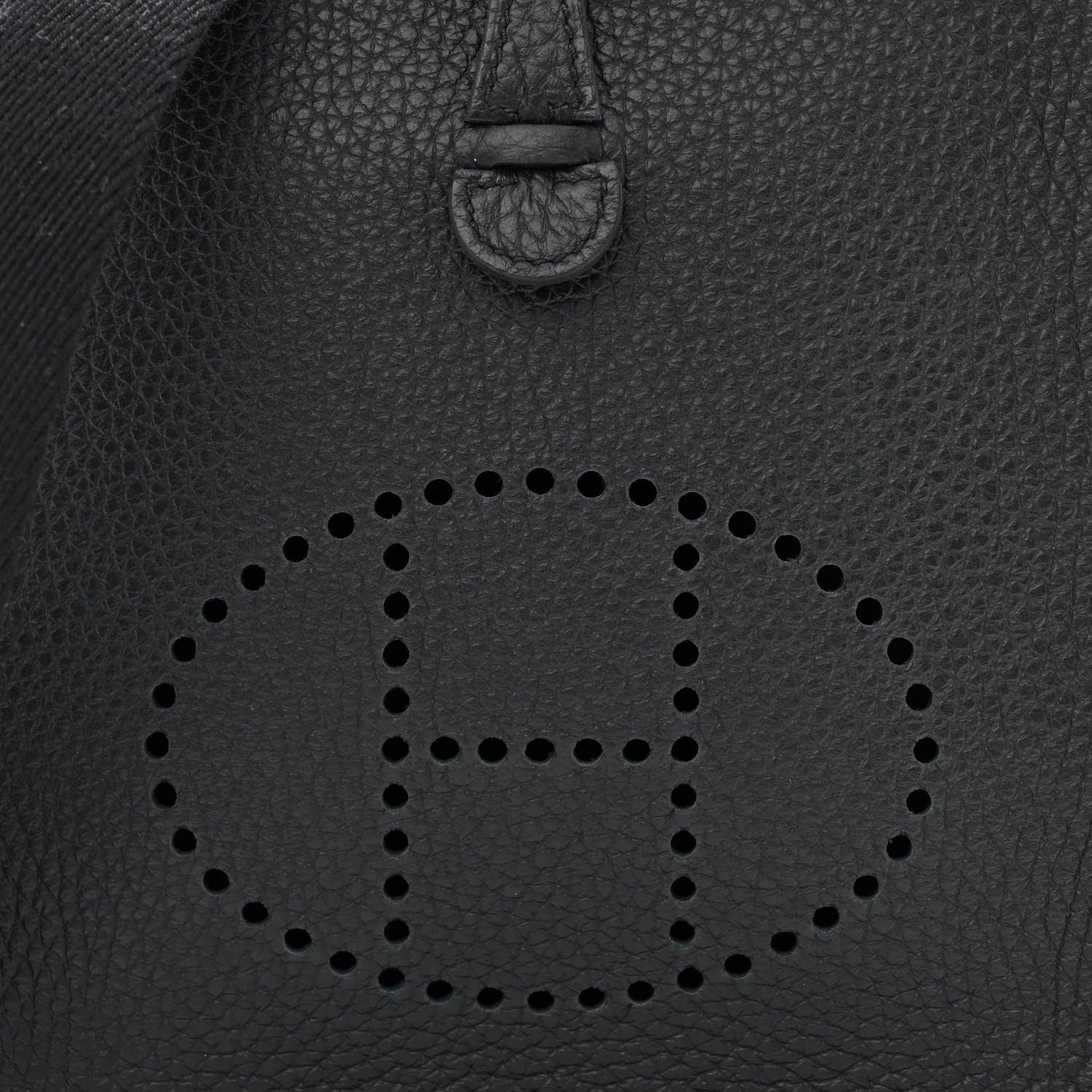 Hermes Taurillon Clemence Evelyne TPM Black 8 of 11