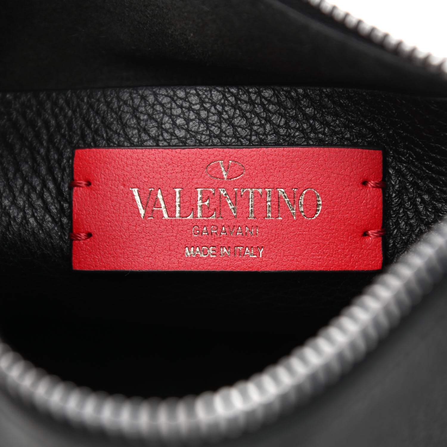 Valentino Garavani Pebbled Calfskin Small Rockstud Flip Lock Shoulder Bag Black 6 of 9