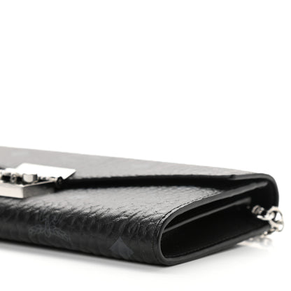 MCM Visetos Large Patricia Wallet On Chain Black 9 of 9
